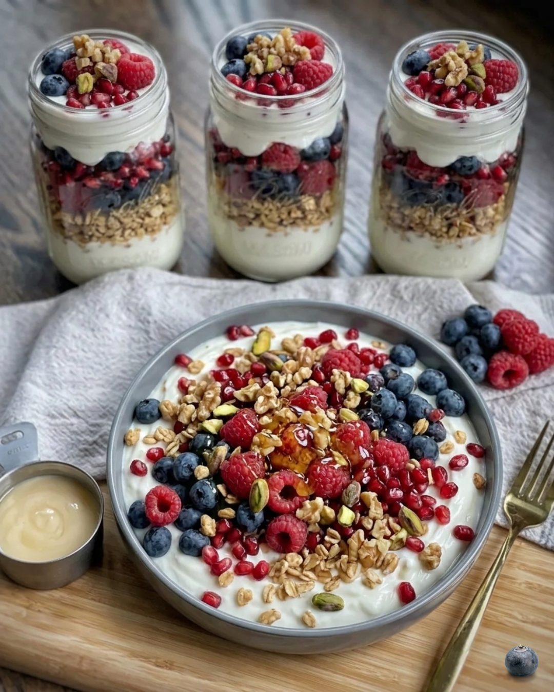 SALADA DA LONGEVIDADE COM ROMÃ E IOGURTE